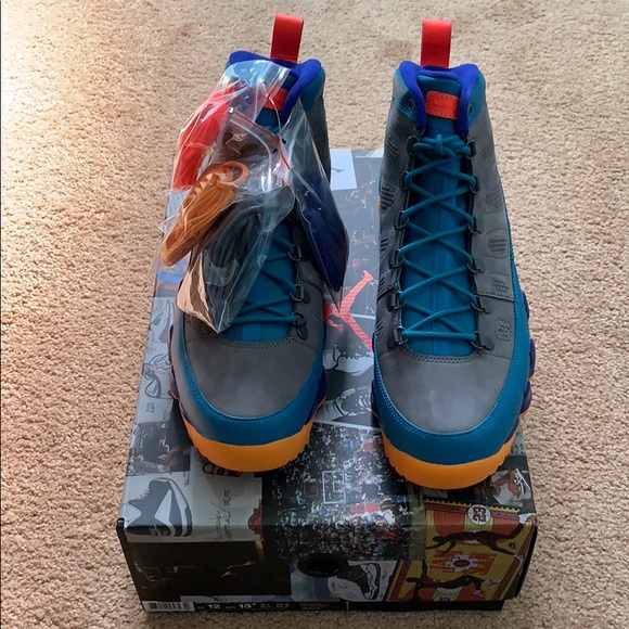 jordan 9 boots green